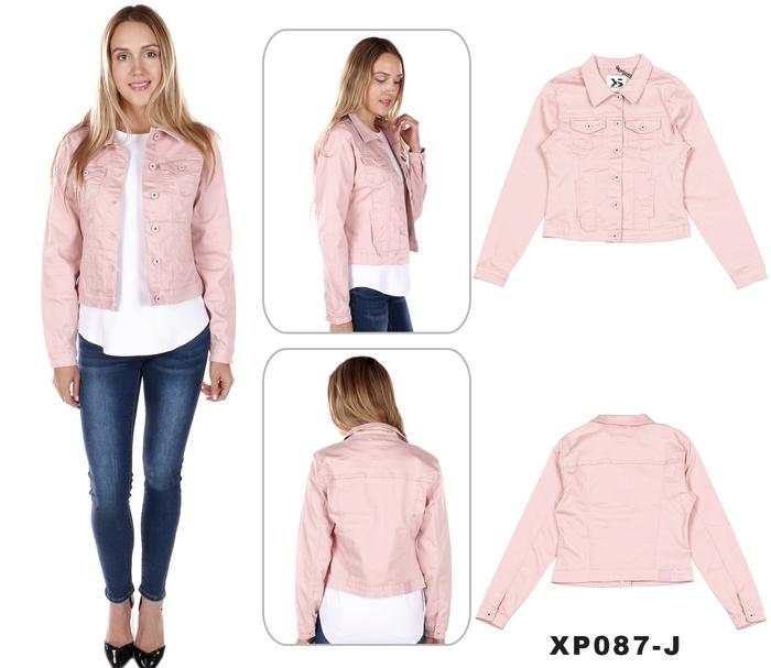 A stylish color jacket is an easy way to add a laid back layer to any look.