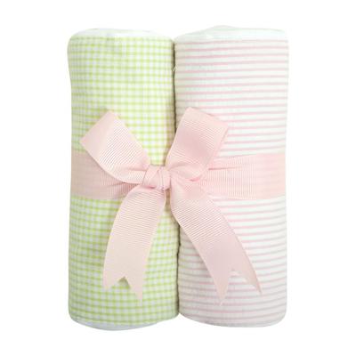 LAMB SET OF TWO FABRIC BURPS