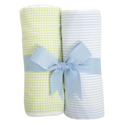 LAMB SET OF TWO FABRIC BURPS