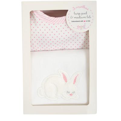 BUNNY BASIC BIB & BURP BOX SET