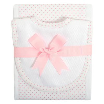 BUNNY DROOLER BIB & BURP SET