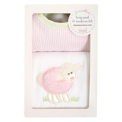 LAMB BASIC BIB & BURP BOX SET