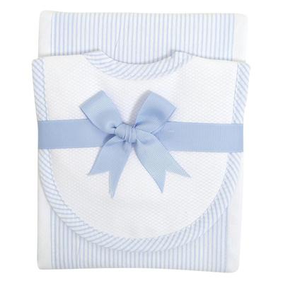 LAMB DROOLER BIB & BURP SET