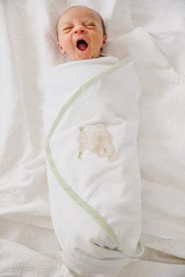LAMB SWADDLE BLANKET