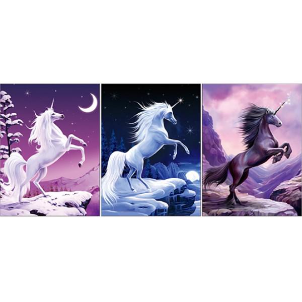 380 Mystical Unicorn 3D Triple Image