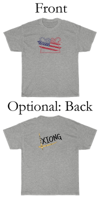 Soul Locket USA Flag (Qeej Bamboo Flute)