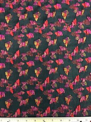 MB-7302W THE MONARCH BUTTERFLY METALLIC JACQUARD. FRANCE
