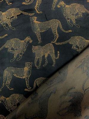 MB-7306W LEOPARD DESIGN REVERSIBLE JACQUARD. FRANCE