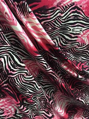 RVK-3078W TIGER PRINT VISCOSE KNIT. ITALY