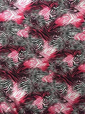 RVK-3078W TIGER PRINT VISCOSE KNIT. ITALY