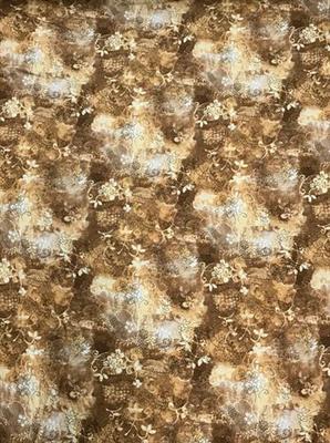 RVK-5065W TIE-DYE FLORAL STITCH PRINT VISCOSE KNIT. FRANCE