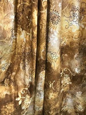 RVK-5065W TIE-DYE FLORAL STITCH PRINT VISCOSE KNIT. FRANCE