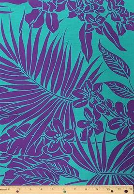 CP-7046W DESIGNER TROPICAL PRINT COTTON SHIRTING. MAX MARA. ITALY