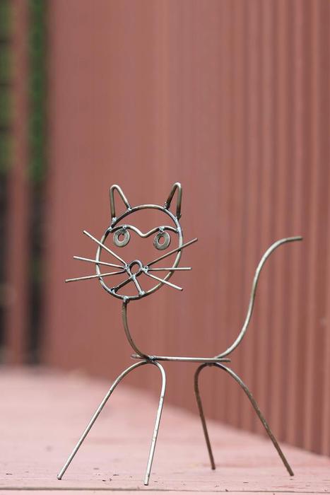 Cat Flower Pot Holder