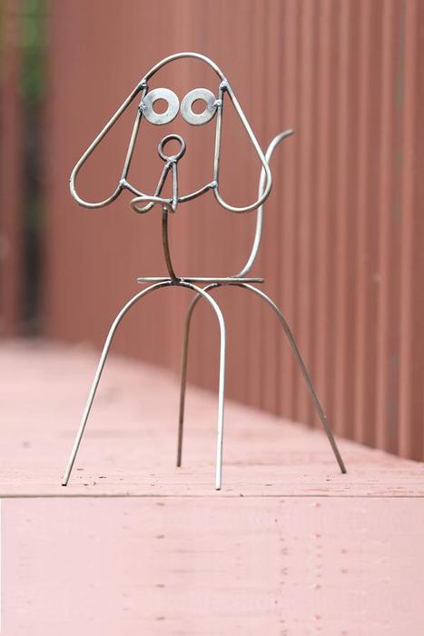 Dog Flower Pot Holder