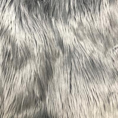 Grey Shaggy Long Hair Pile Fur