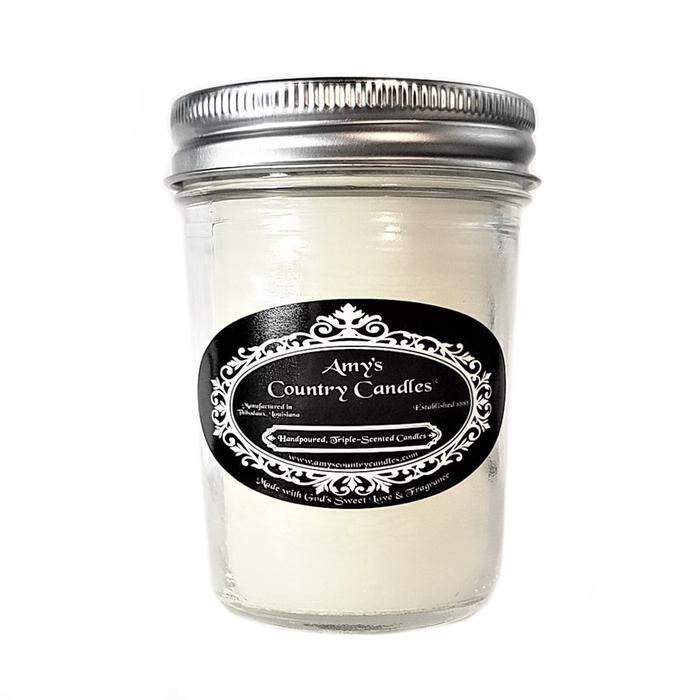 Romantic Amber 8oz Jelly Candle