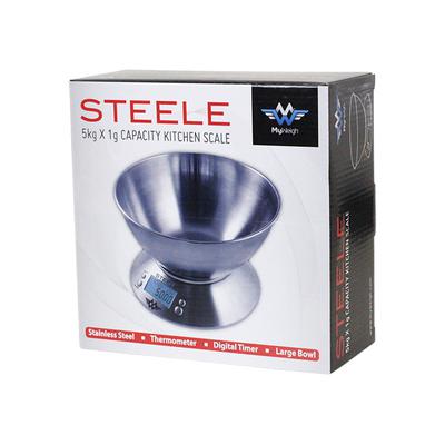MyWeigh Steele Bowl Digital Scale 5000g X 1g