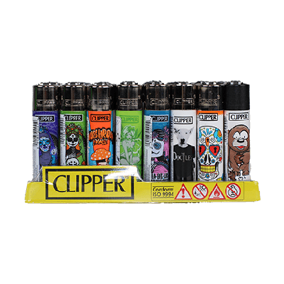 Assorted Clipper Lighters Funny Animals (48Qty)