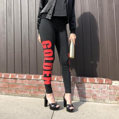 LEGGINGS - Black / Red