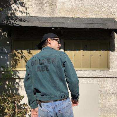 Trucker denim jacket - Green