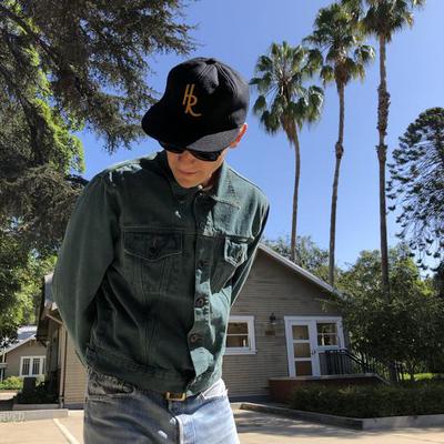 Trucker denim jacket - Green