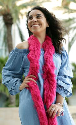 Happy Boa Faux FurnFaux Fur Festival Boa - Hot Pink