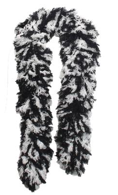 Happy Boa FeatherlessnSUPER Sized Featherless Boa - Black and White