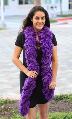 Happy Boa FeatherlessnSUPER Sized Featherless Boa - Purple