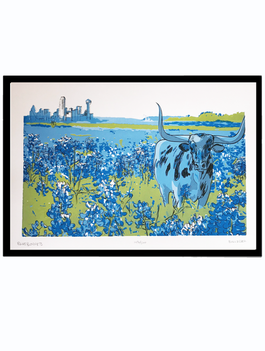 BLUEBONNETS ART PRINT