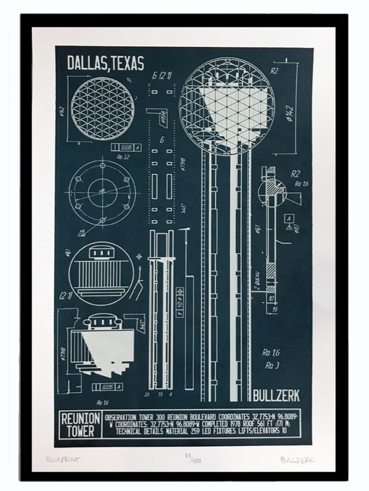 BLUEPRINT ART PRINT