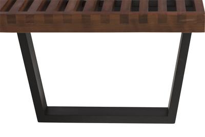 Batten Bench 72" with American Walnut Finish