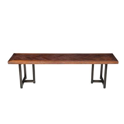 Herringbone Inlay Bench