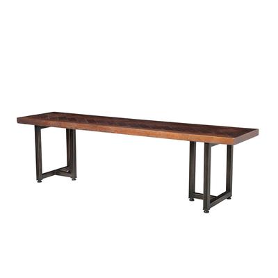 Herringbone Inlay Bench