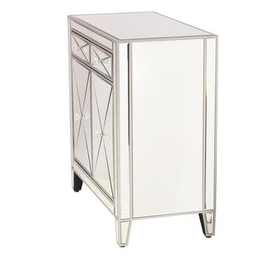 Mirrored 2 Door Cabinet