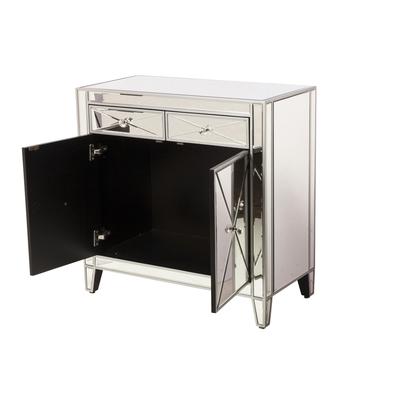 Mirrored 2 Door Cabinet