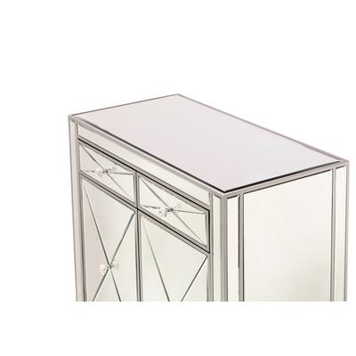 Mirrored 2 Door Cabinet
