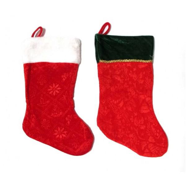 CHRISTMAS STOCKINGS 18 VELVET