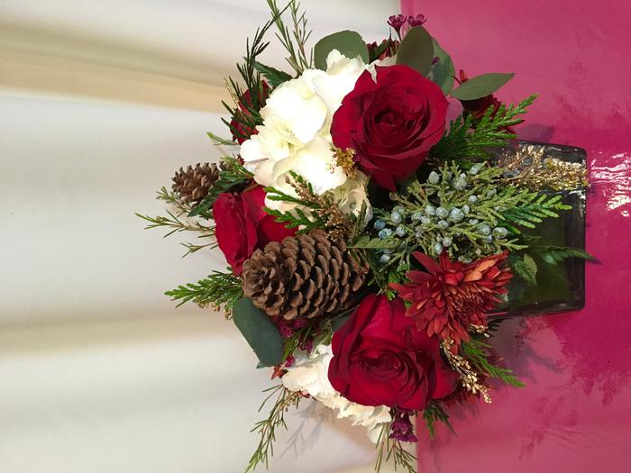 Christmas Center Pc 5X5 Vase