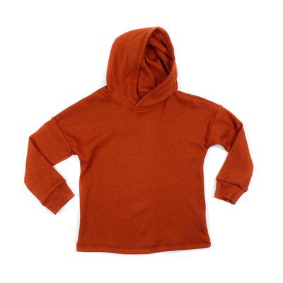 ribbed drop sleeve hoodie