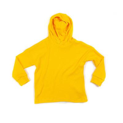 ribbed drop sleeve hoodie