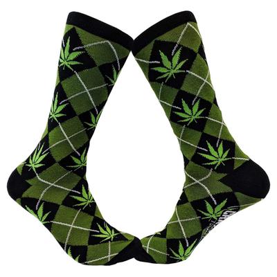 Argyle Marijuana Socks