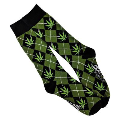 Argyle Marijuana Socks