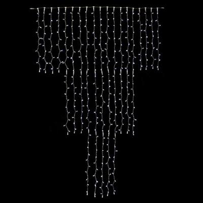 10 Foot Cool White LED Wall Curtain Lights