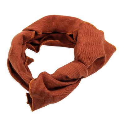 D.O-L-3-4-HDH2545BR - RIBBON FABRIC HAIR BAND - BROWN/1PC