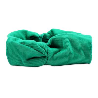 D.O-L-3-4-HDH2545DGR - RIBBON FABRIC HAIR BAND - DARK GREEN/1PC