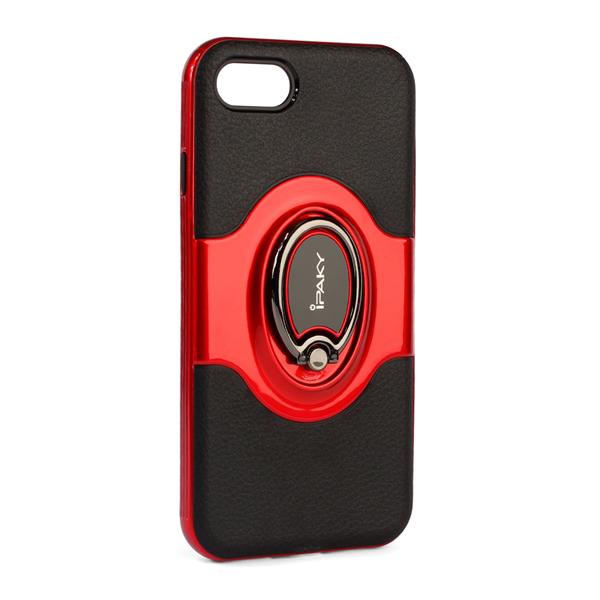 DI-N-C-5-0-HDP1855RD-IPHONE 7/8 CASE WITH RING HOLDER- RED/1PC