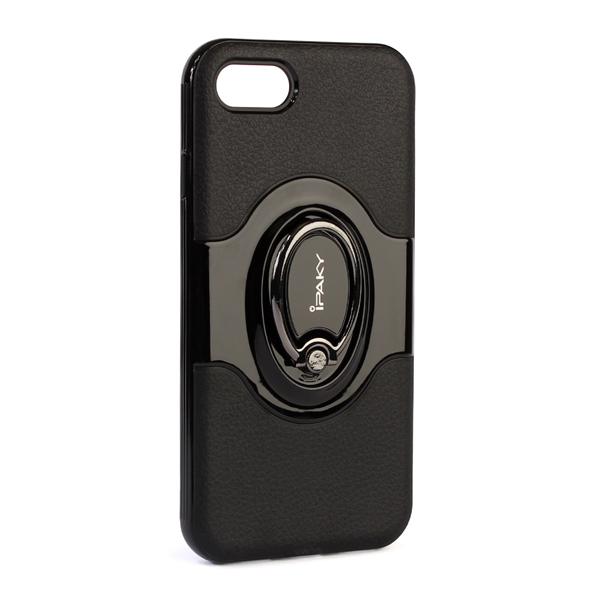 DI-N-C-5-0-HDP1855BK-IPHONE 7/8 CASE WITH RING HOLDER - BLACK/1PC