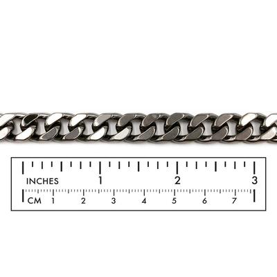 BCH1228 Curb Link Chain Diamond Cut CHOOSE COLOR BELOW