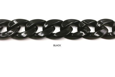 AC1008 Acrylic/Plastic Curb Chain CHOOSE COLOR BELOW